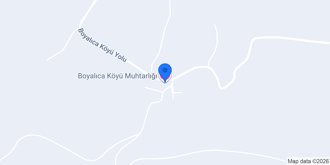 Boyalıca Köyü Muhtarlığı konumu