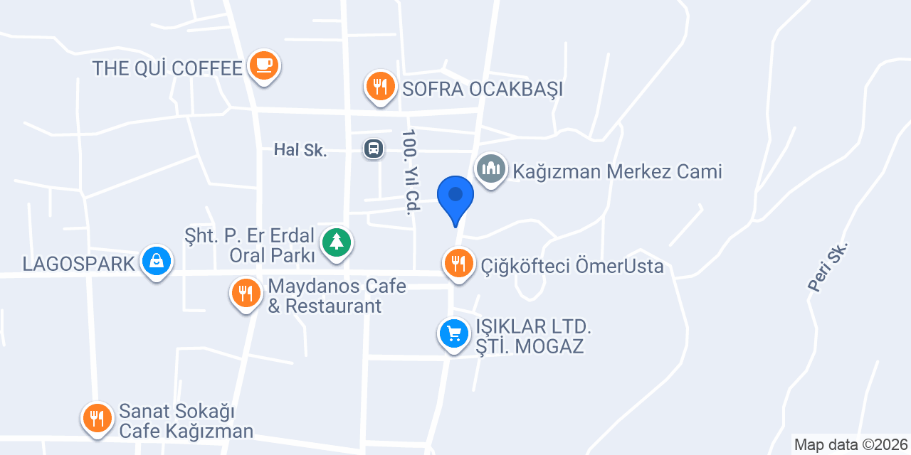 Öz Antep Sofrası konumu