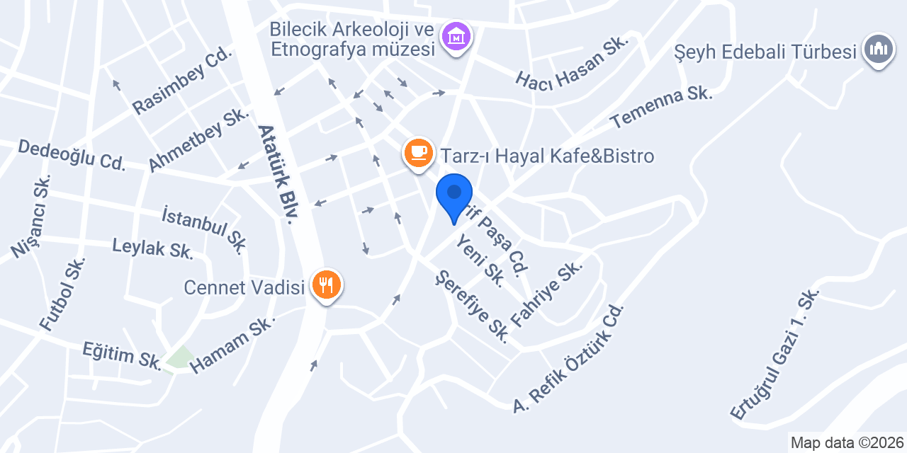 UMUT EMLAK BİLECİK konumu