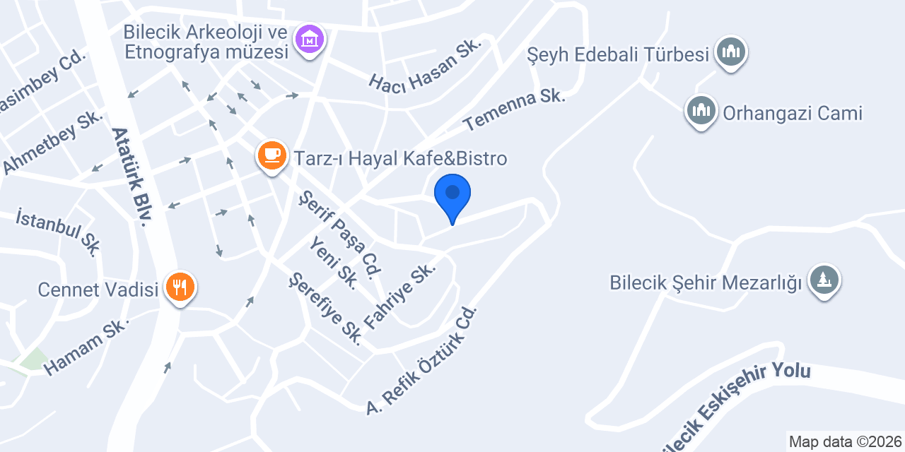 Şeker Yemek Dünyası konumu