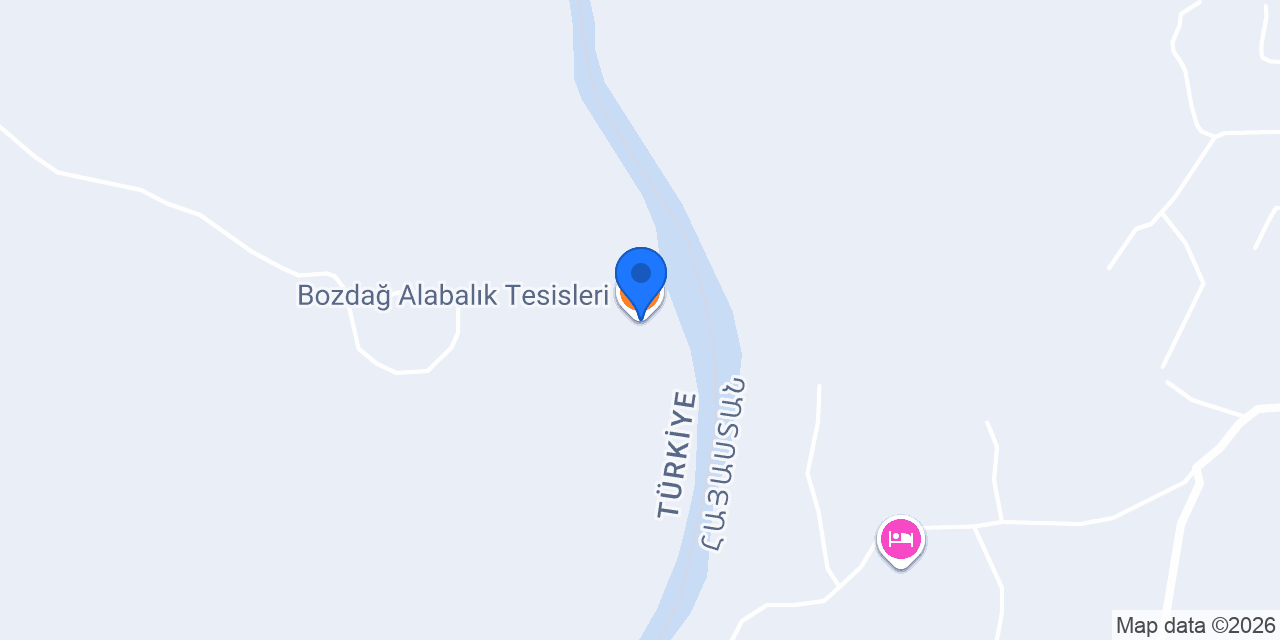 Bozdağ Alabalık Tesisleri konumu