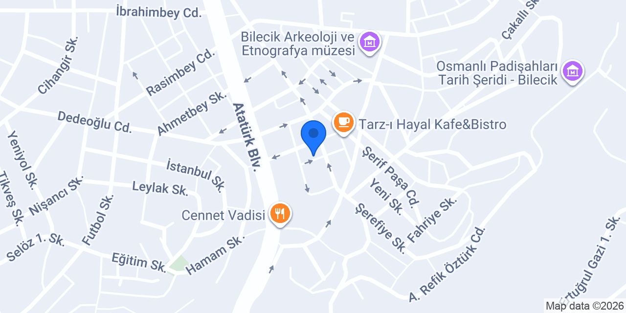 Ceyda Ateş Avukatlık Bürosu konumu