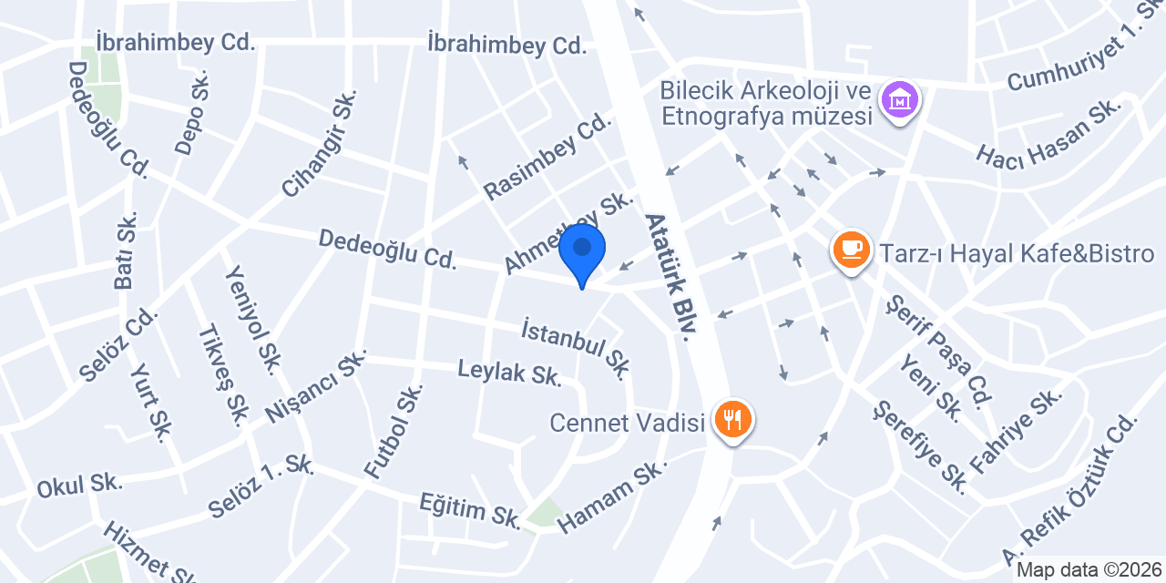 Süt Cafe konumu