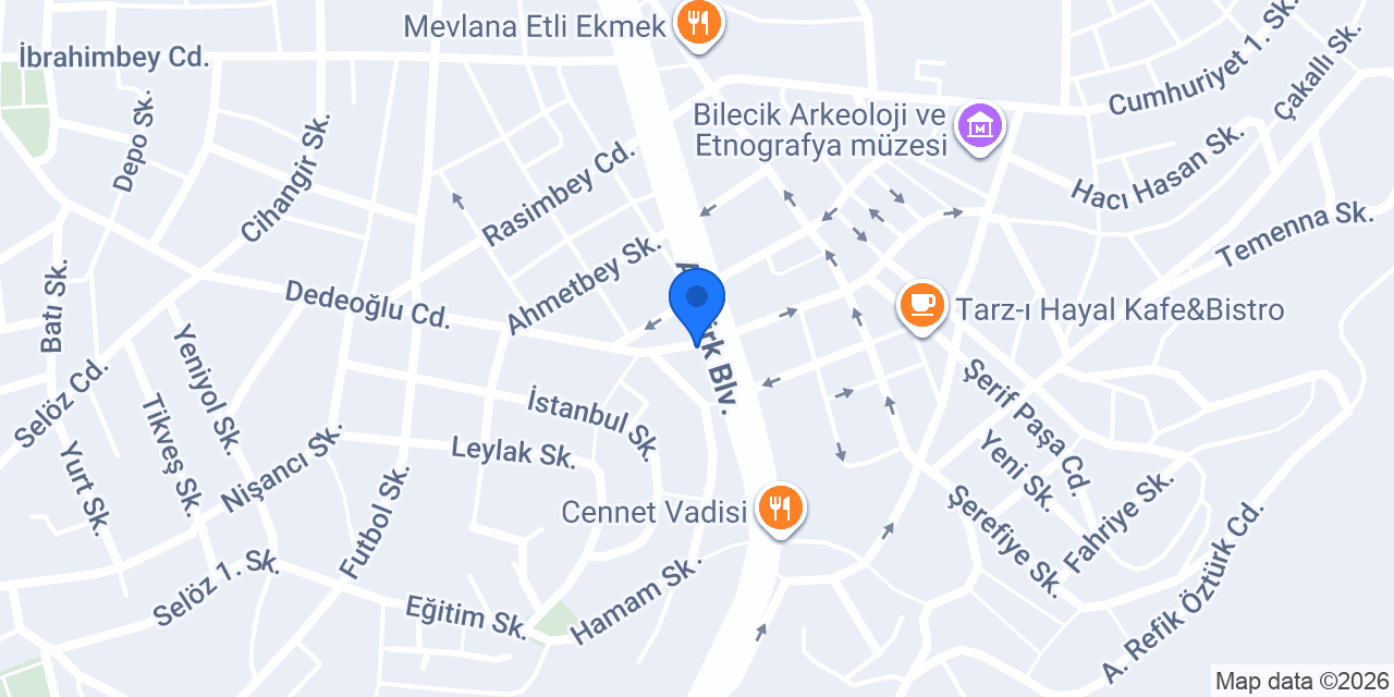 Bilecik Masaj Salonu Relax Plus konumu