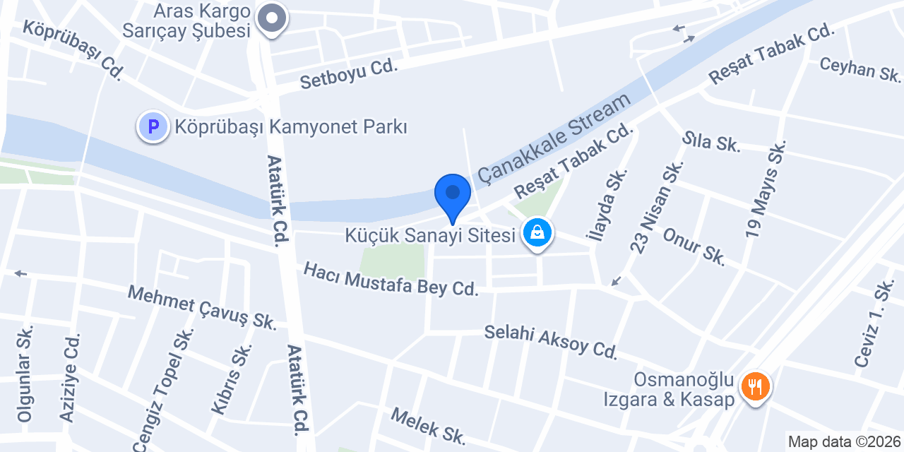 CAN OTO LASTİK konumu