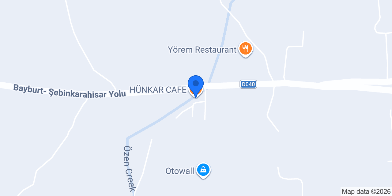 HÜNKAR CAFE konumu