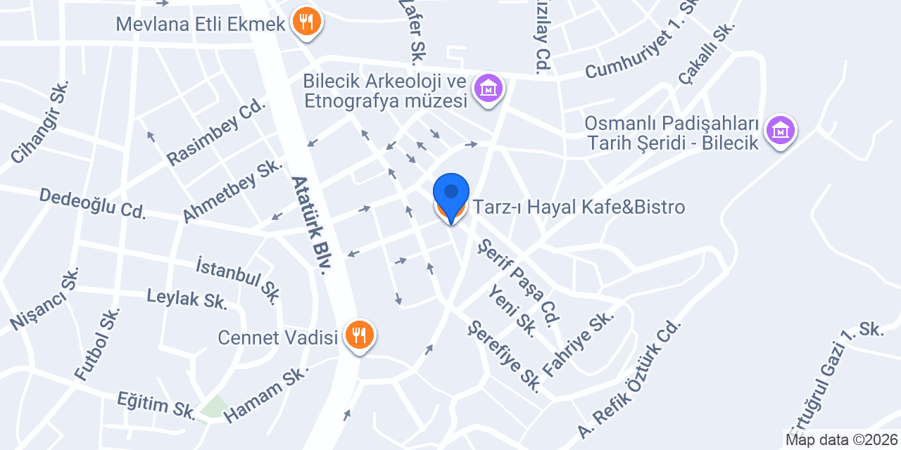 Tarz-ı Hayal Kafe&Bistro konumu