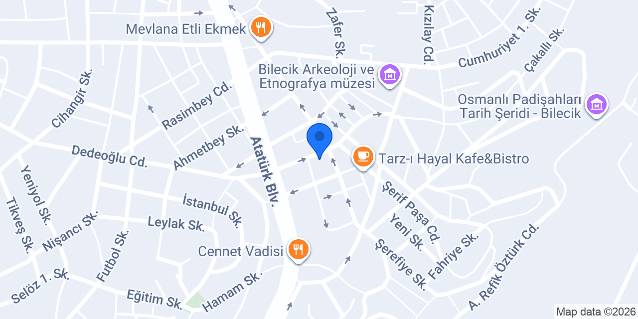 GÜLEÇ IZGARA BİLECİK konumu