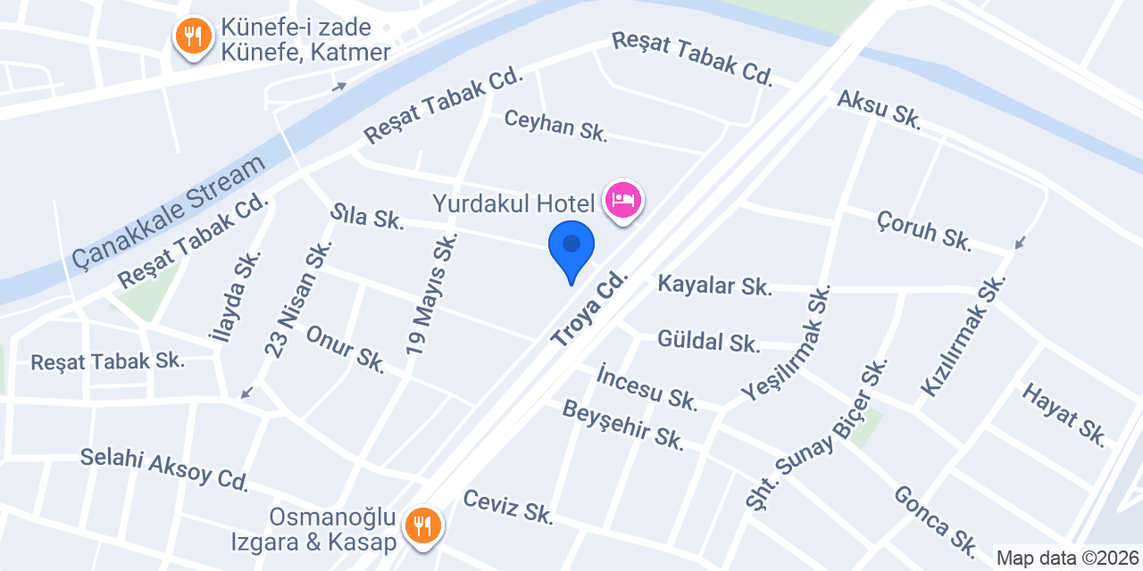 Yeni Troya Akademi konumu