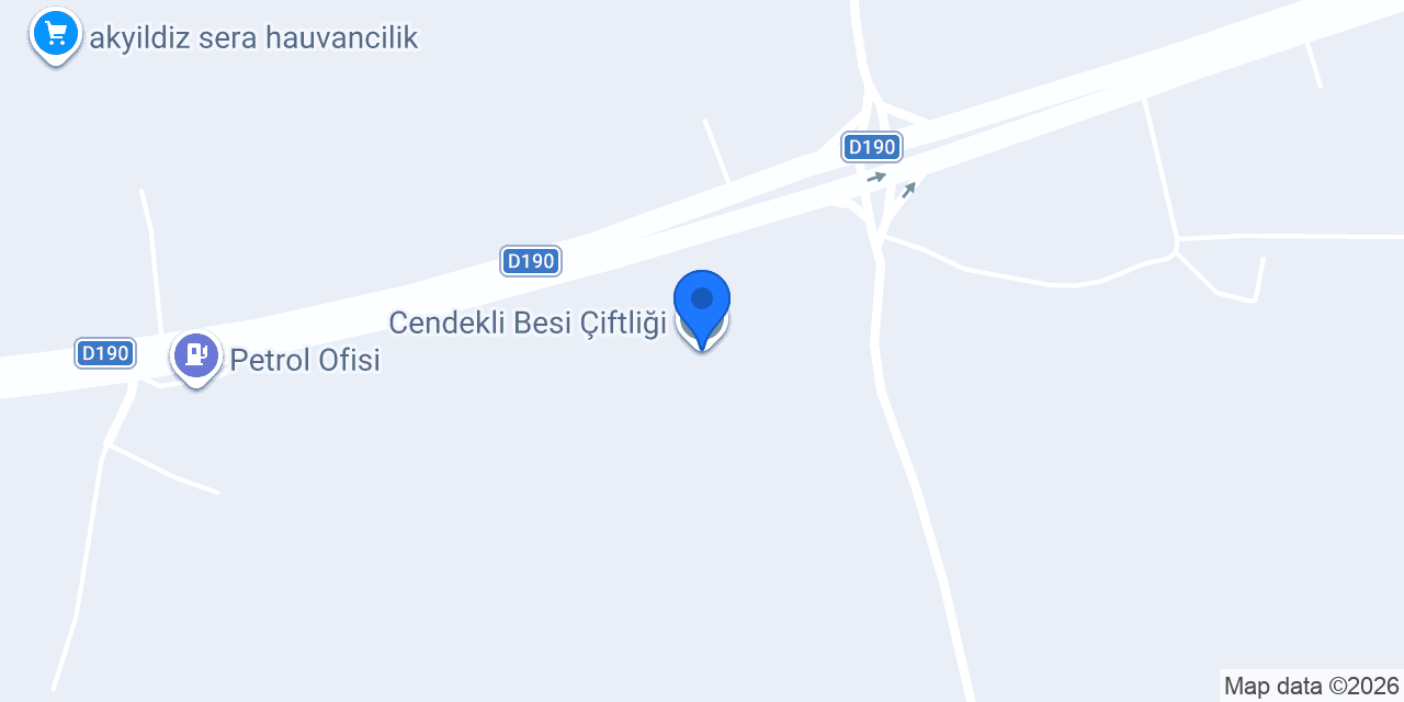 Cendekli Besi Çiftliği konumu