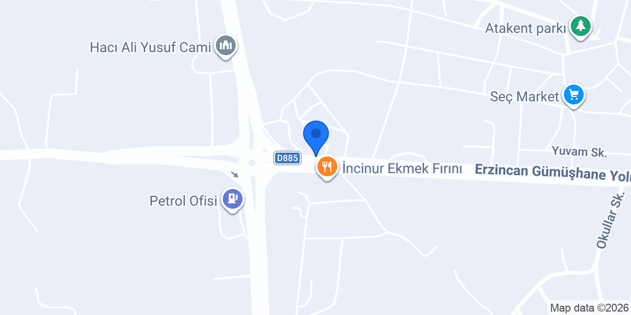 Taşkın Un Değirmeni konumu