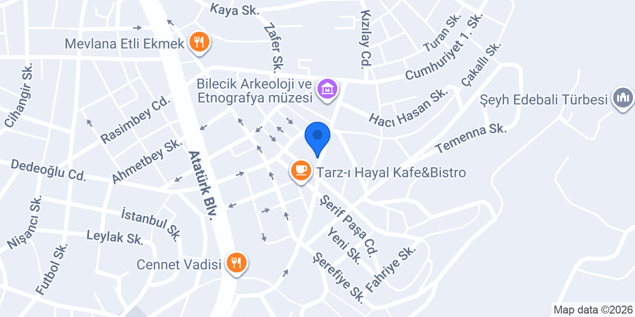 bilecik çilingir ve anahtar hizmetleri konumu