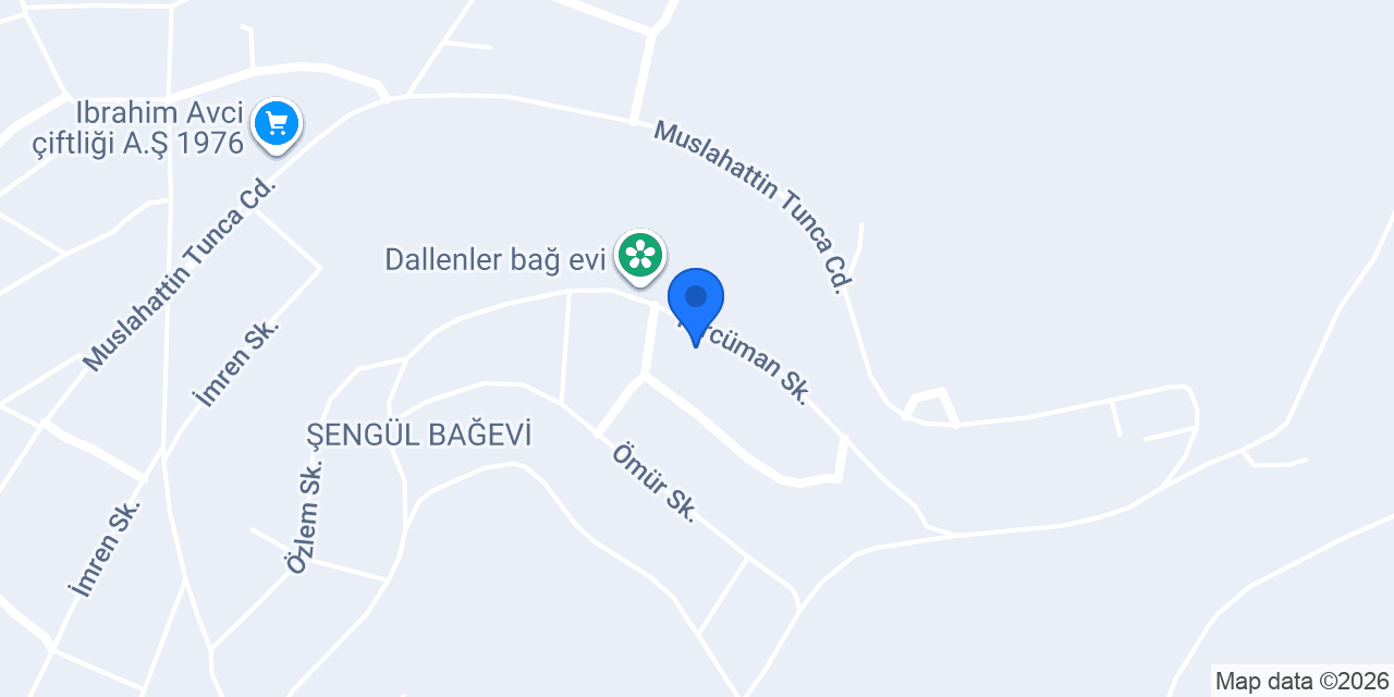 Akyıldız Bağ Evi konumu
