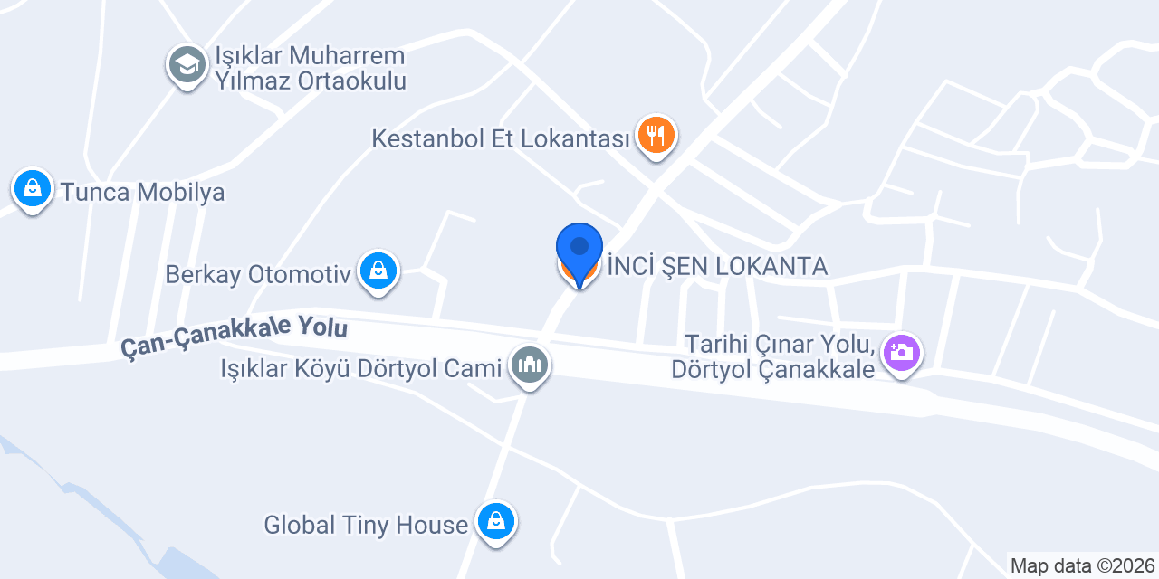 İNCİ ŞEN LOKANTA konumu