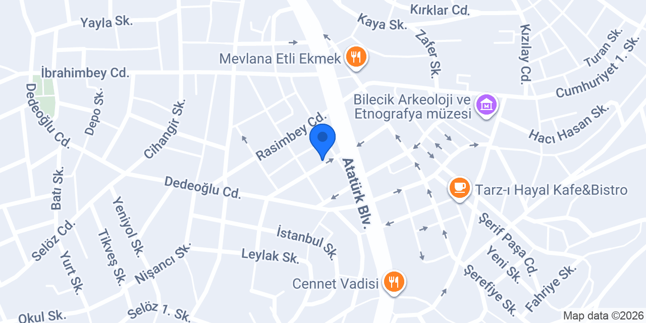 Has Ahşap konumu