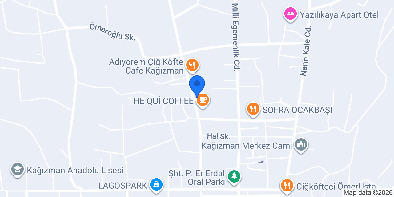 Günay Çelik Optik konumu