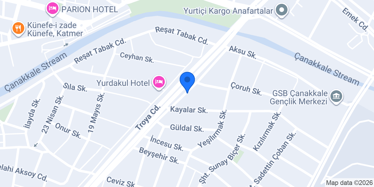 Antepli Özçelikoğlu Baklava - Gökhan Usta konumu