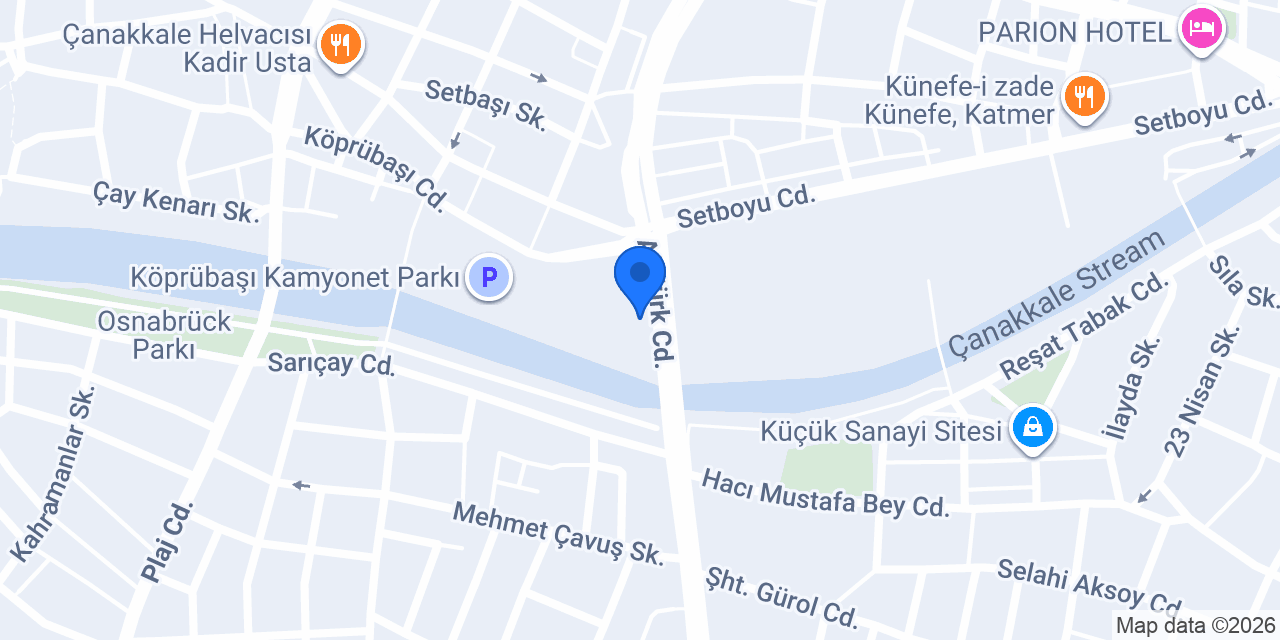 Troya Minibüs Durağı konumu