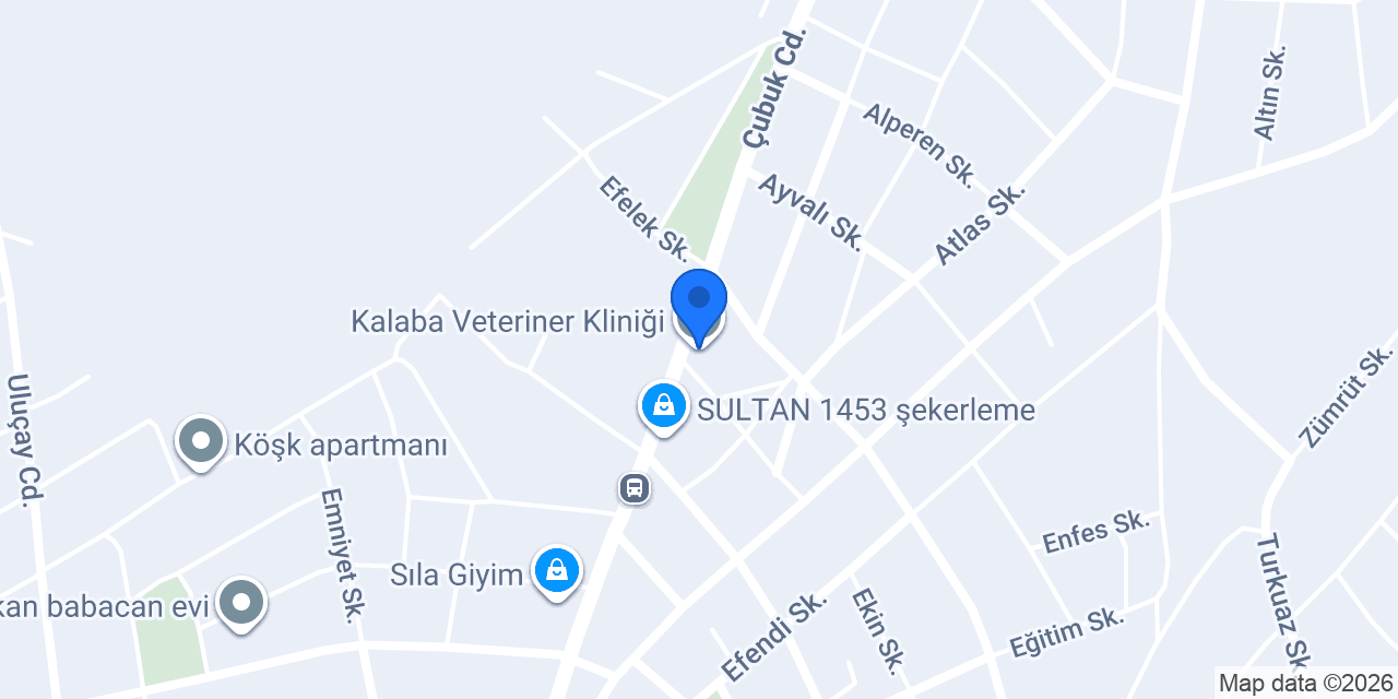 Kalaba Veteriner Kliniği konumu