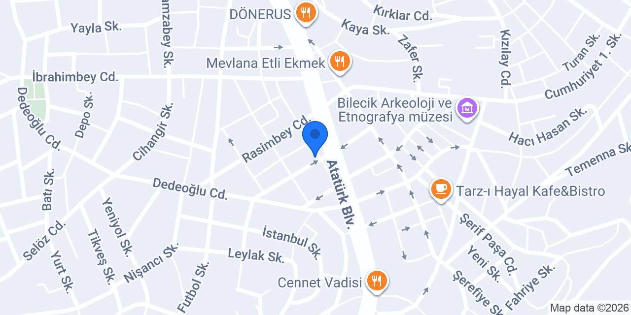 Bilecik Hedef Akademi konumu