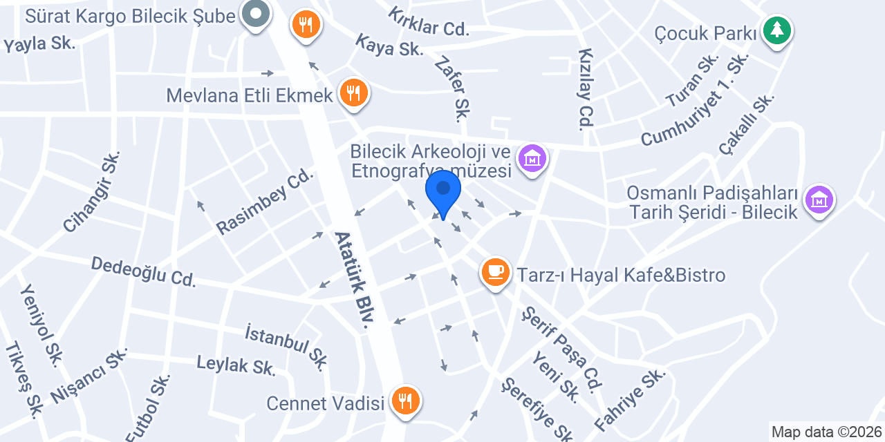 MUSTAFA CİNOĞLU MİMARLIK konumu