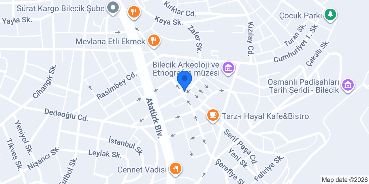 Bilecik tercüme bürosu konumu