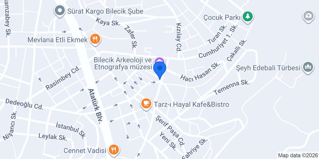 Pasaport Pizza Bilecik konumu