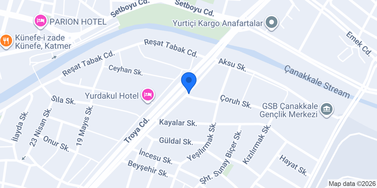 KOMAGENE / TROYA CADDESİ konumu