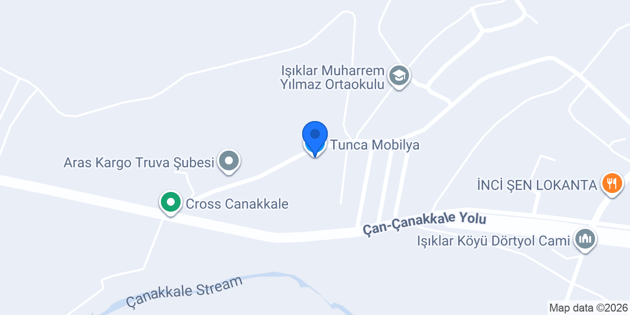 Tunca Mobilya konumu