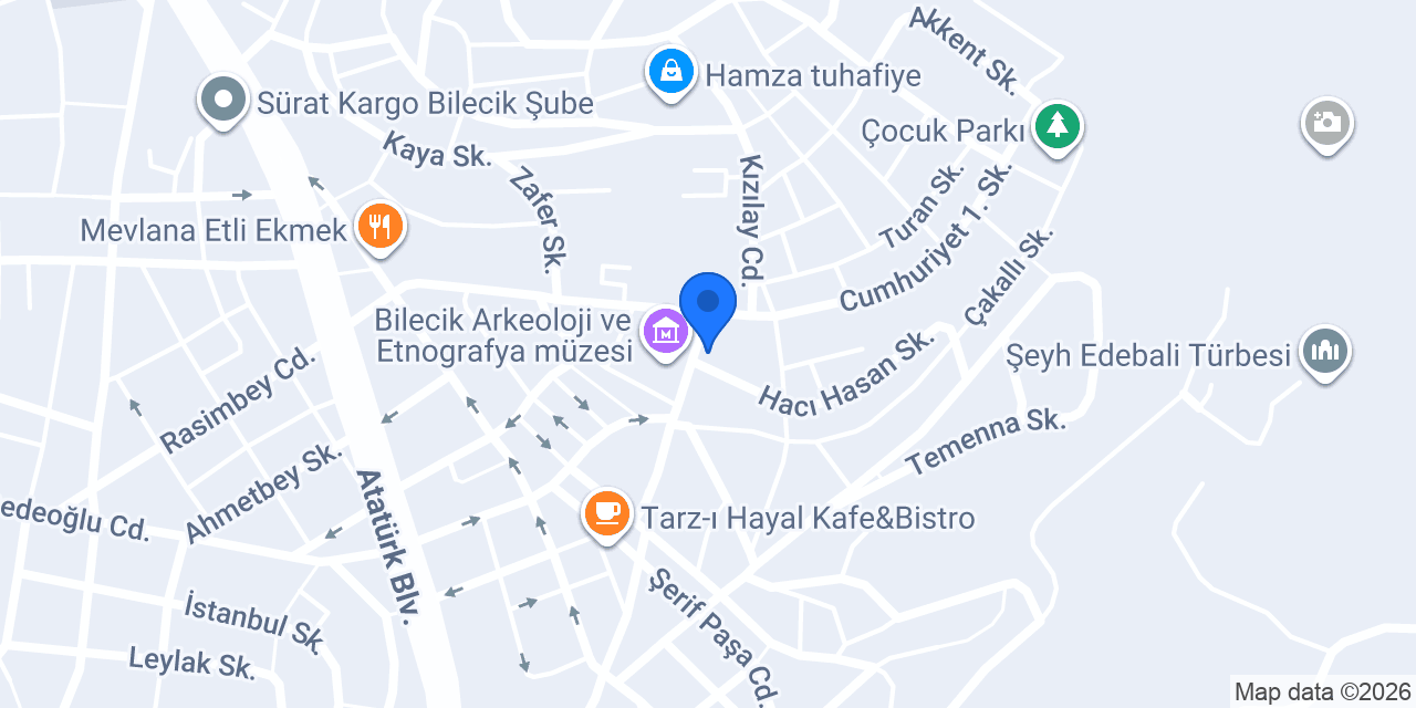 Bilecik Timurlar Sigorta Güven Şubesi konumu
