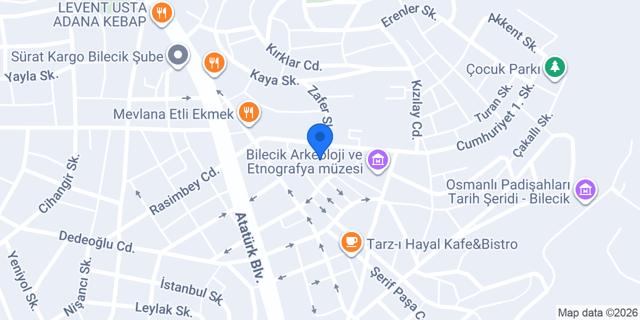 Bilecik Çilingir & Anahtarcılık I Anahtarcı Mustafa konumu