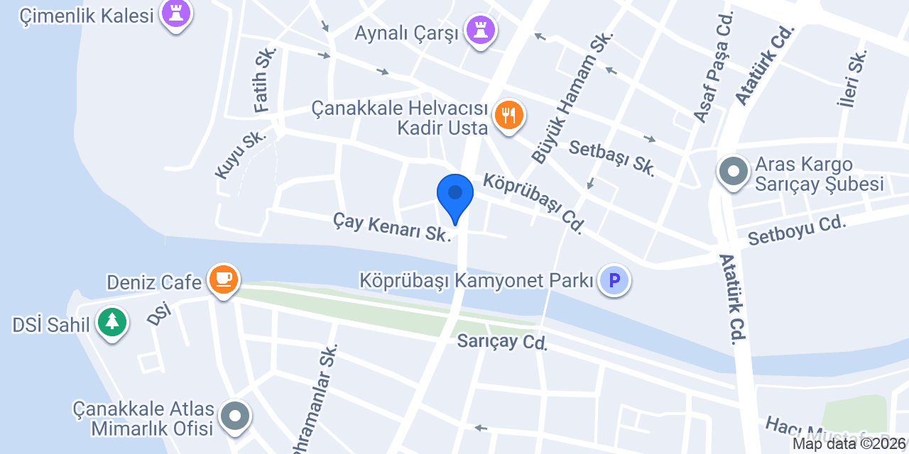 Harb-i Kuaför Sarayı konumu