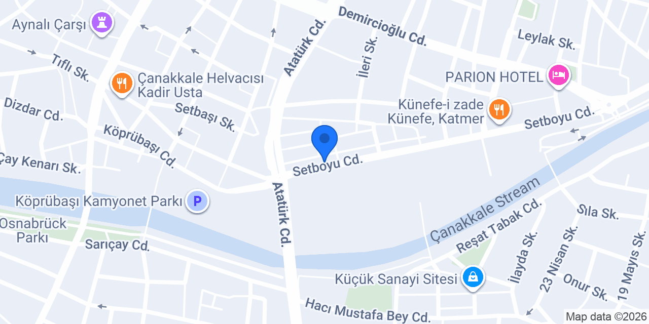 Tuna Kapi ve Parke konumu