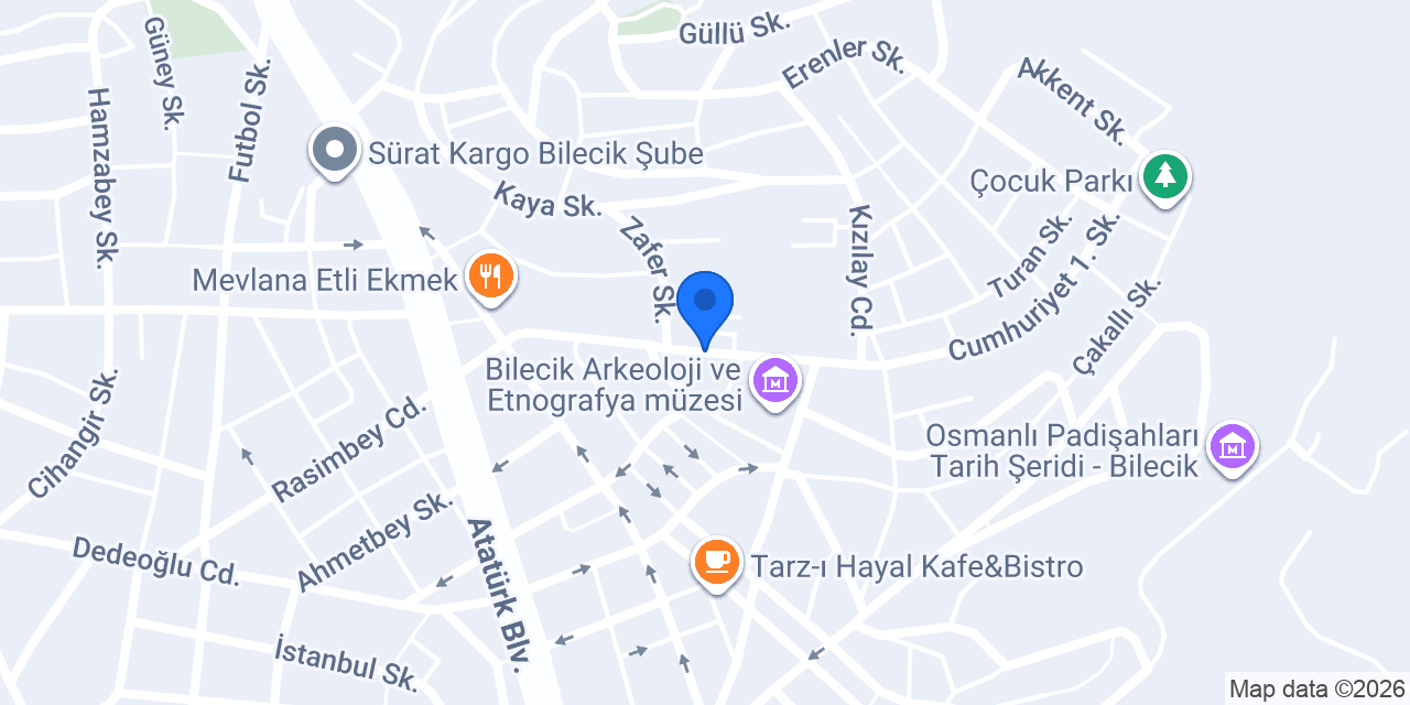 Bilecik Adliyesi konumu
