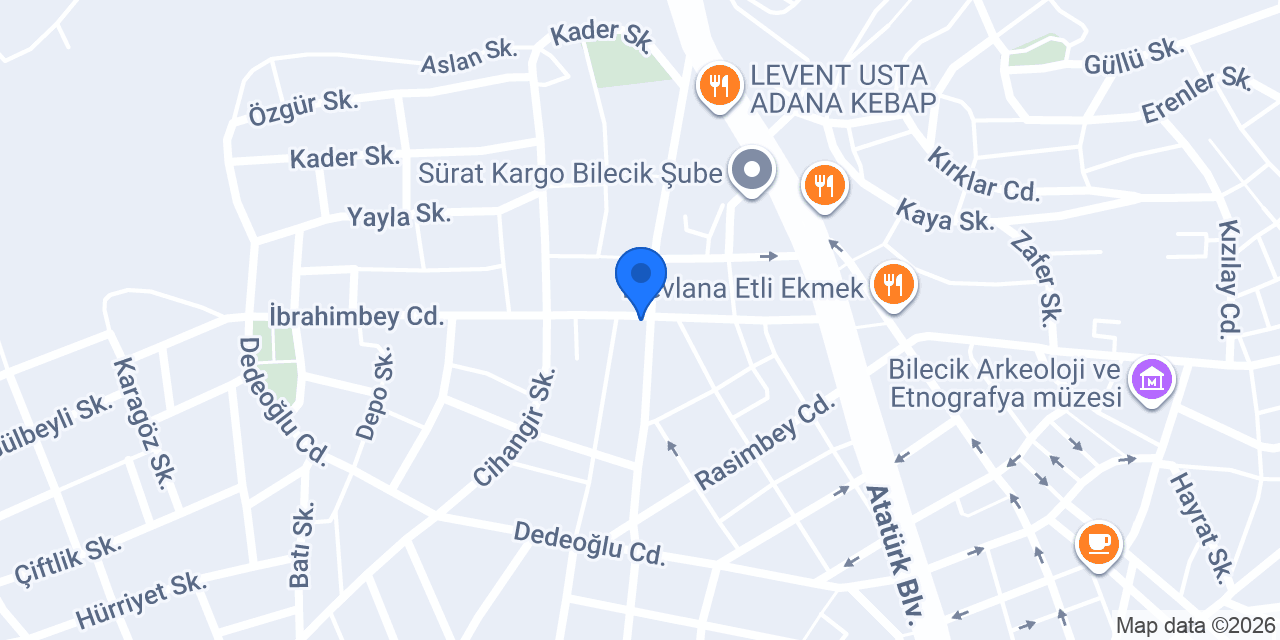 BİLECİK ARSA OFİSİ konumu
