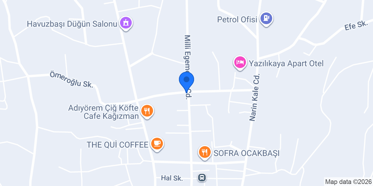 DURMAZLAR APART konumu