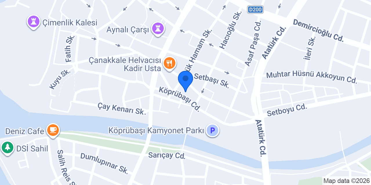 Çanakkale Boğaz A.Ş. konumu