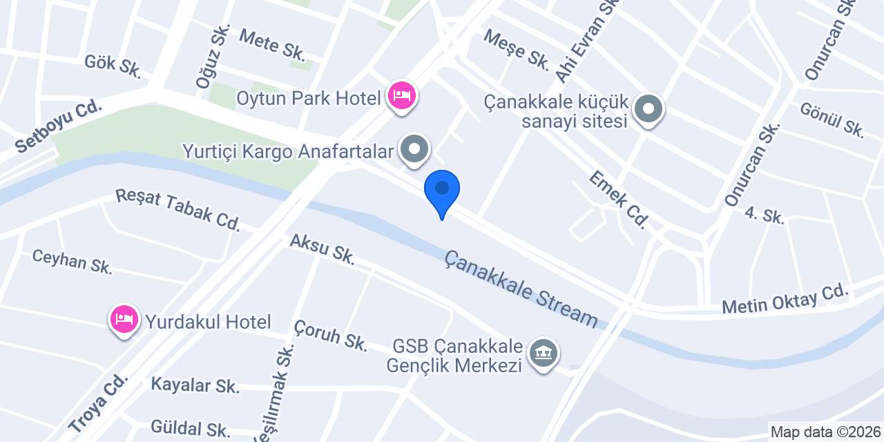 Duru Temizlik Çanakkale konumu