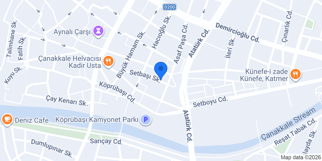 Evran Motorlu Araçlar konumu