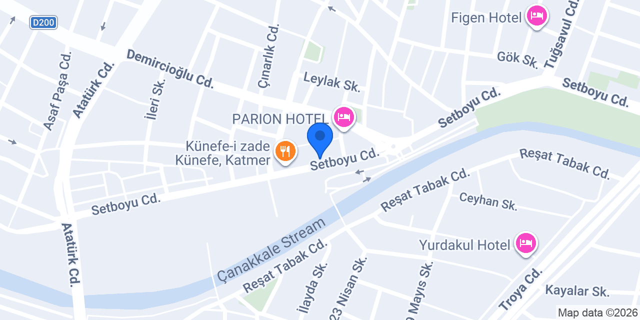 Şahinler Prefabrik konumu