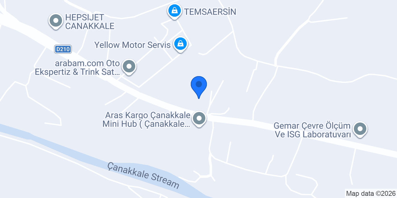 ÖZKALE KARAVAN konumu