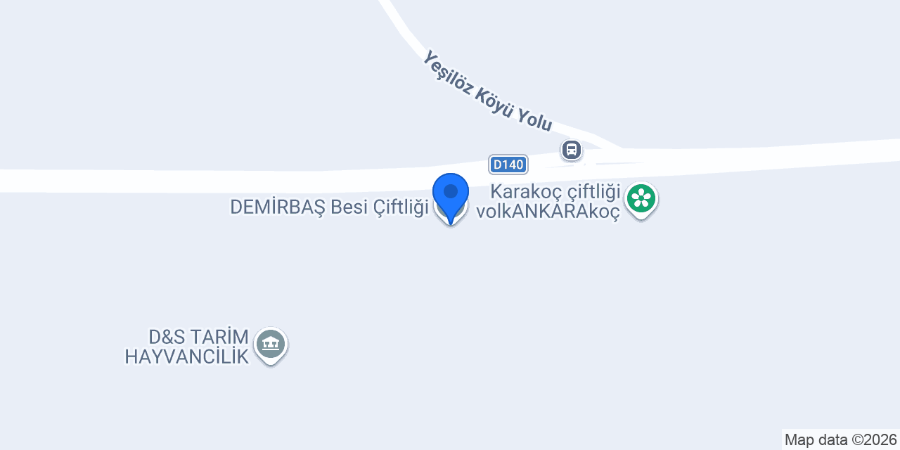 DEMİRBAŞ Besi Çiftliği konumu