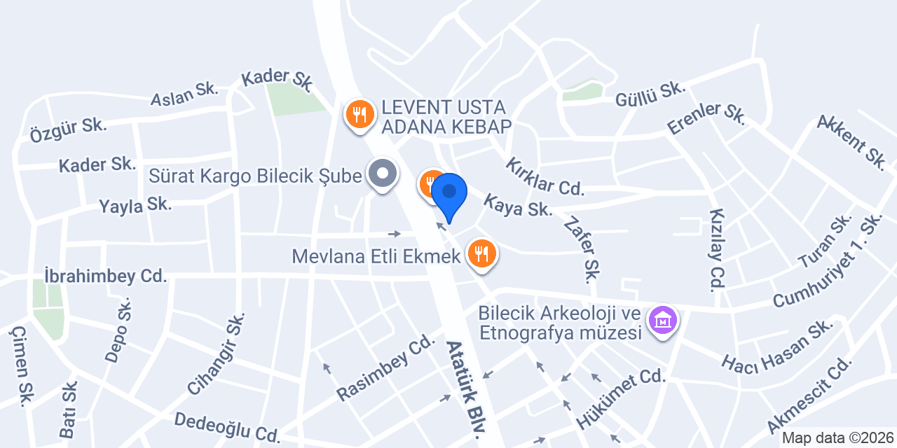 ZELL Concept Bilecik konumu