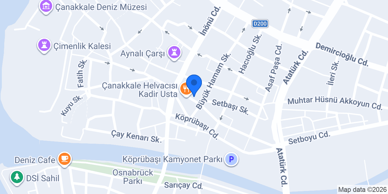 Üçdağ Ticaret konumu