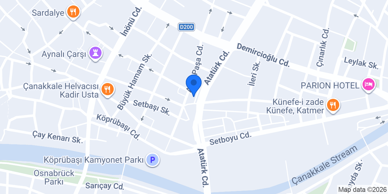 Güler Avukatlık Ofisi konumu