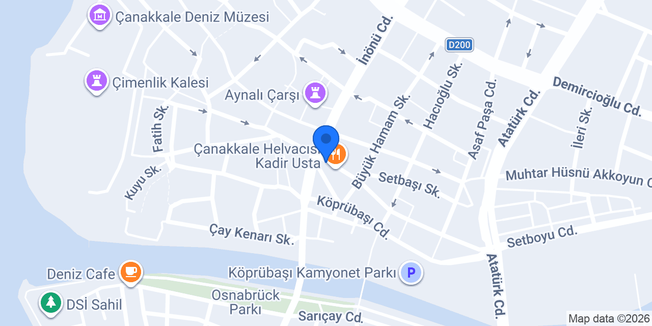 Tatlici Tahsin USTA konumu