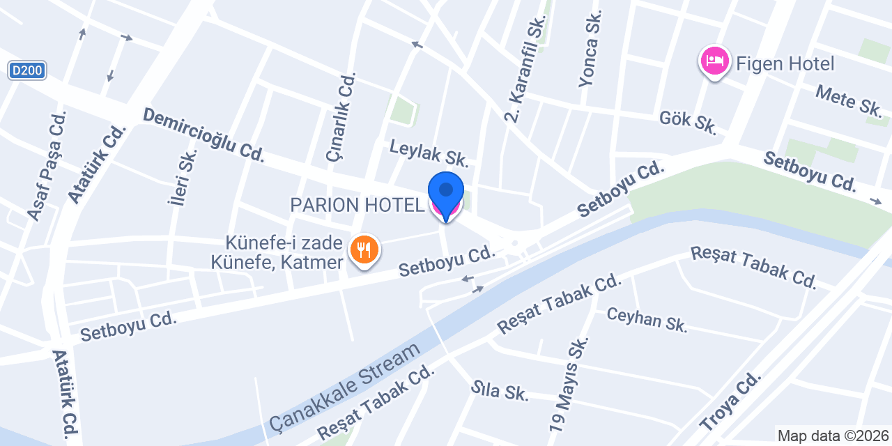 PARION HOTEL konumu