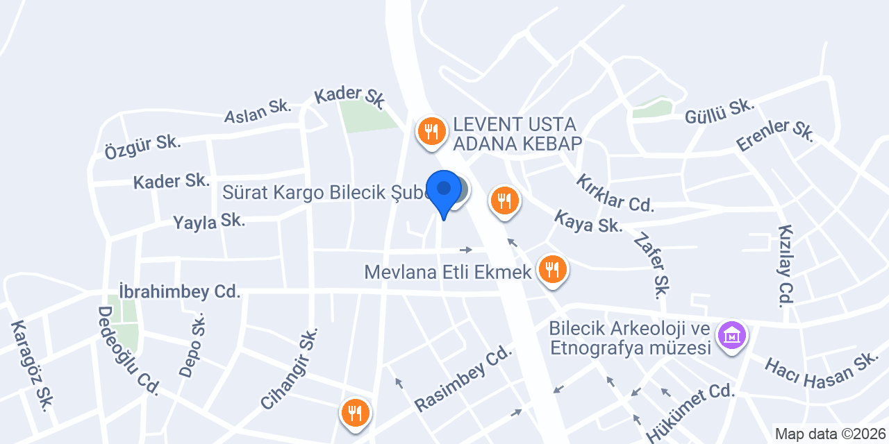Bilecik Ertuğrul Turizm konumu