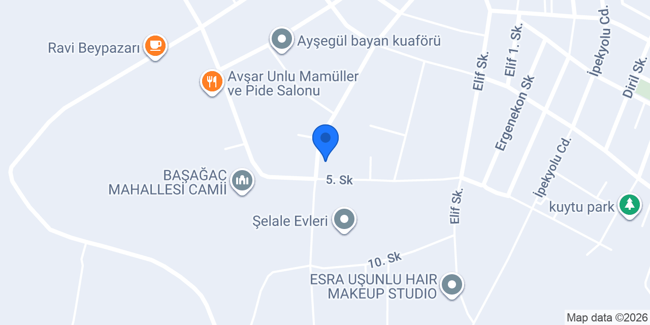 Özlem Yağmur Bayan Kuaförü konumu