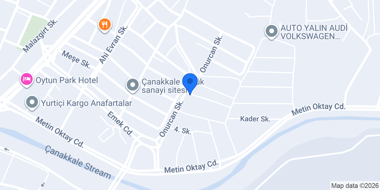 UDİ Suit Hotel Çanakkale konumu
